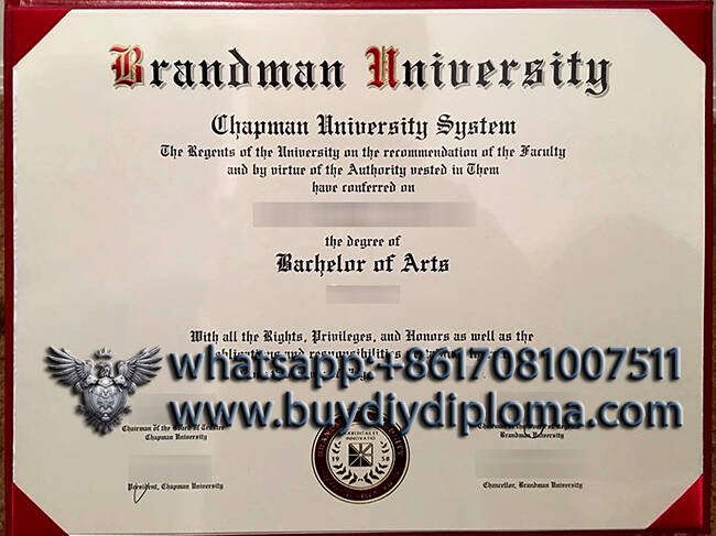 Fake Brandman University Diploma in USA