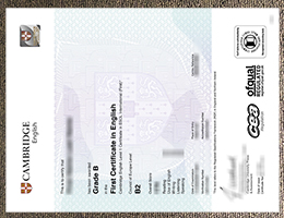 FCE certificate