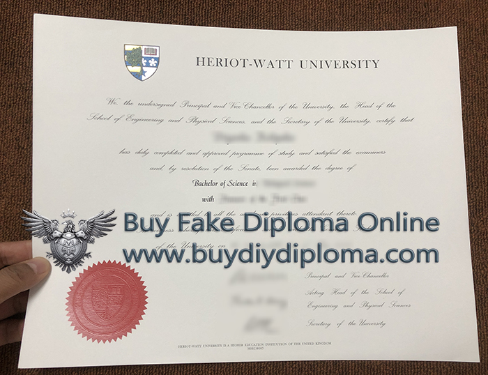 Heriot-Watt University degree