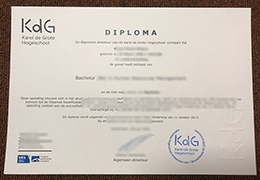 Karel de Grote Hogeschool diploma