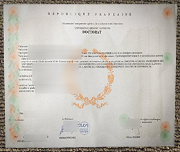 Université Clermont-Auvergne diploma certificate