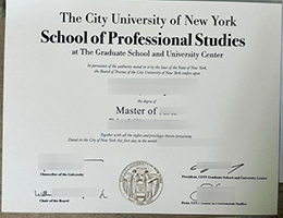 CUNY Diploma Certificate
