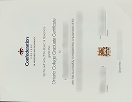 Confederation College Graduate Certificate