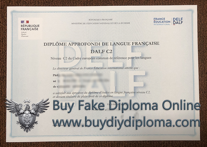 Procedure for order a DALF C2 diploma