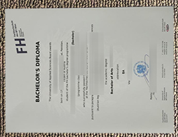 Fachhochschule des BFI Wien degree Certificate
