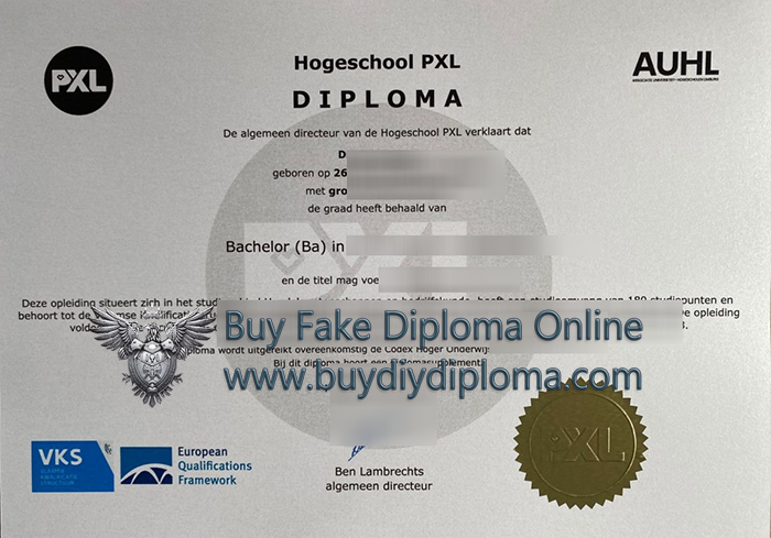 Hogeschool PXL diploma