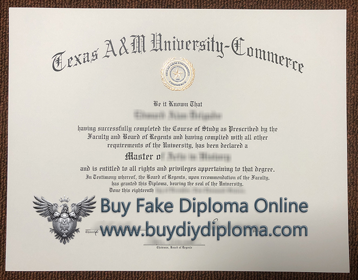 Texas A&M University–Commerce Diploma