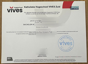 Hogeschool VIVES diploma