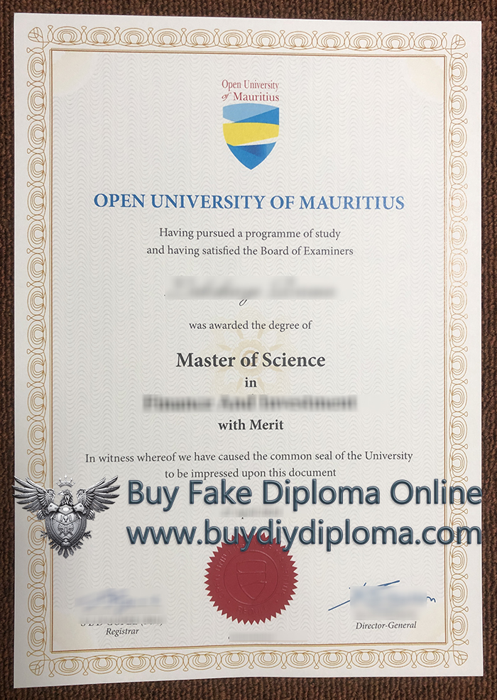 How long to get an Open University of Mauritius degree?