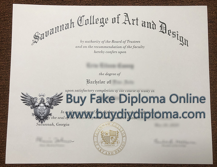 SCAD diploma