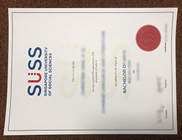 SUSS degree certificate