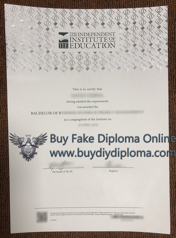 The Independent Institute of Education (IIE) diploma