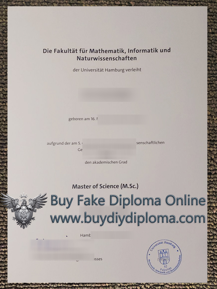 Universität Hamburg diploma