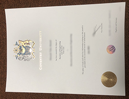 Coventry University Bachelor of Engineering degree certificate