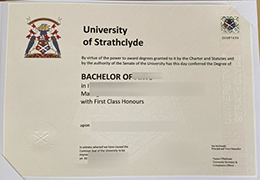 University of Strathclyde degree certificate