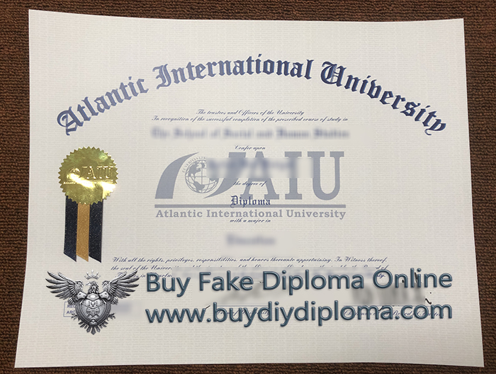 Atlantic International University diploma