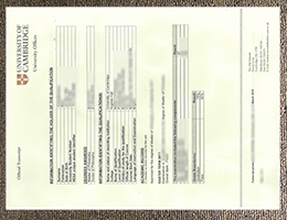 University of Cambridge Official Transcript sample