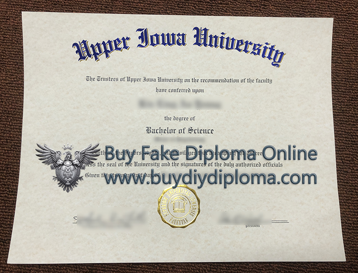 Upper Iowa University diploma