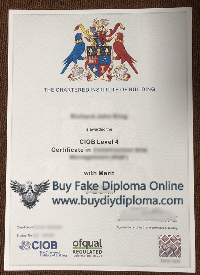 CIOB Level 4 Certificate