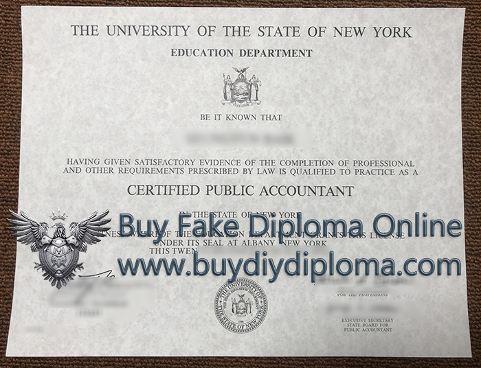 New York CPA Certificate