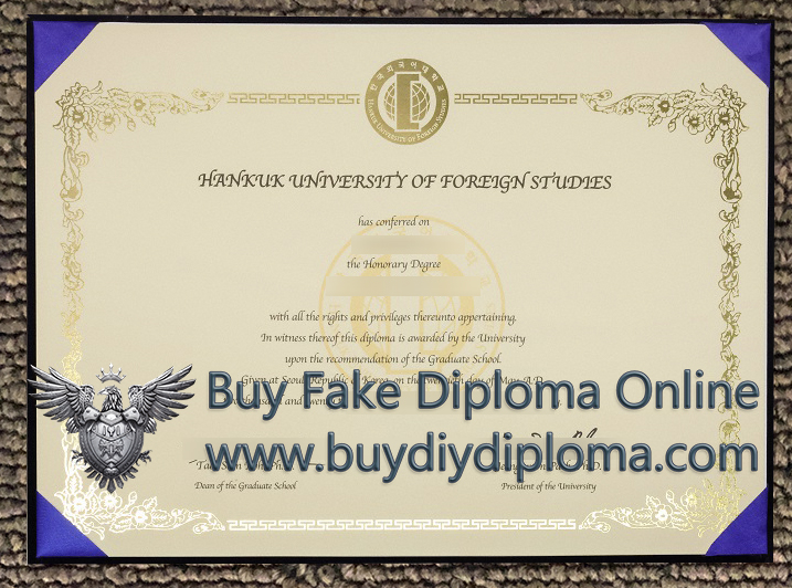 Hankuk University Of Foreign Studies Diploma