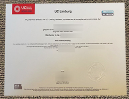 UC Leuven-Limburg Degree sample