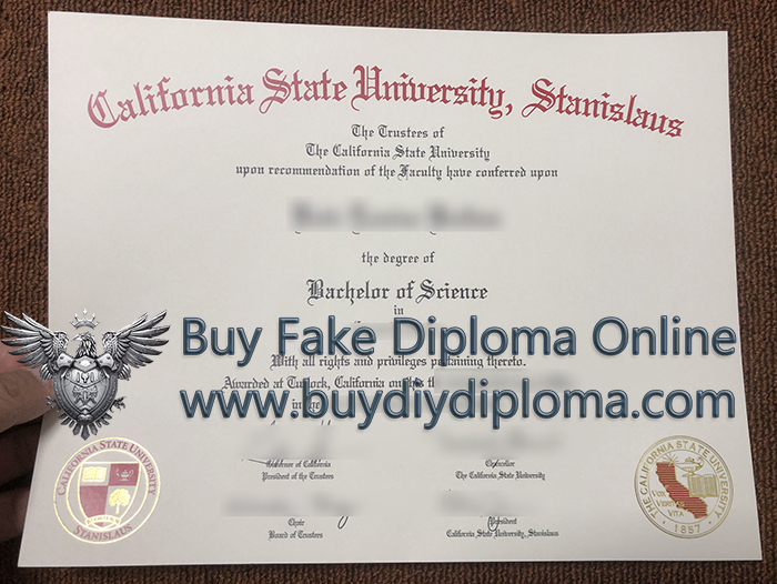 Stanislaus State diploma, Stan State BSc degree 