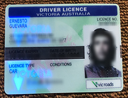 Victoria Australia Driver’s License sample