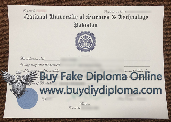 National University of Sciences & Technology degree certificate