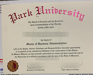 Park University diploma