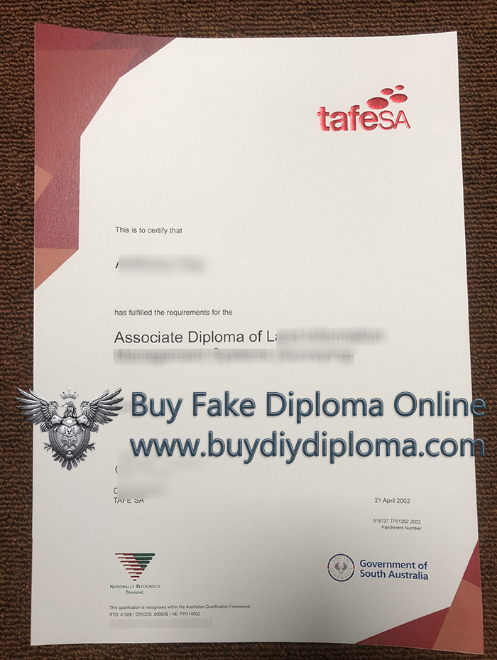 TAFE SA diploma