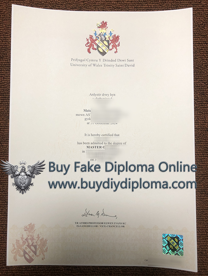 University of Wales Trinity Saint David diploma