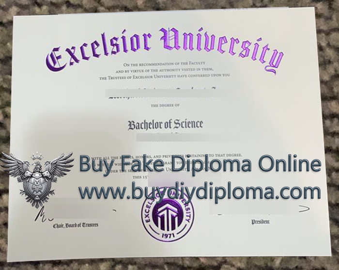 Order An Excelsior University diploma 